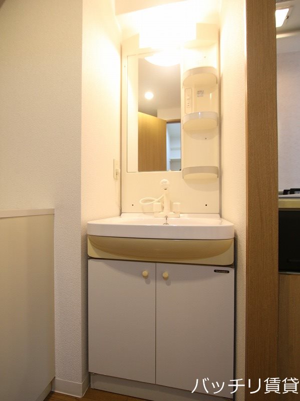 洗面設備　同室タイプ掲載のため、現況を優先します。