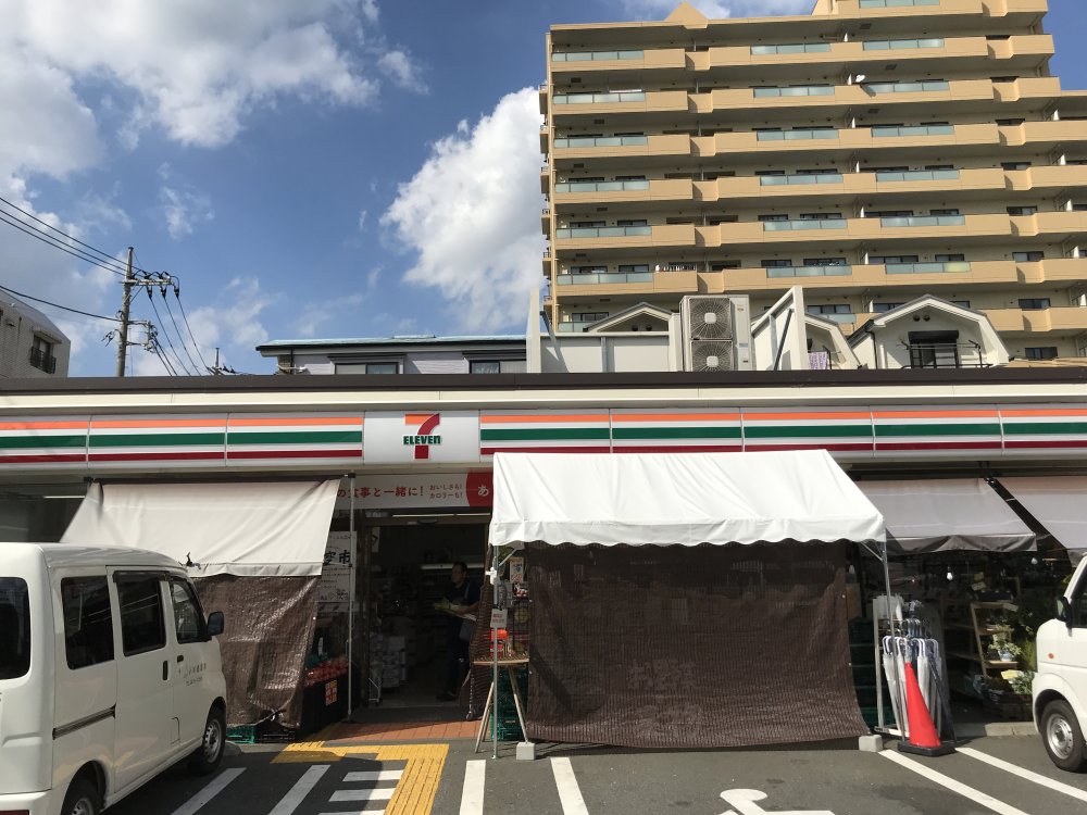 コンビニ　セブンイレブン 世田谷船橋希望ヶ丘通り店（コンビニ）まで374m
