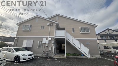 建物外観　敷地内にバイク置場あり！