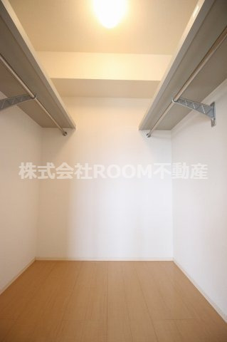 収納　たっぷりとした収納スペースです