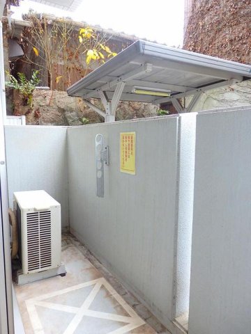 バルコニー　落ち着いた時間を過ごせるバルコニーです