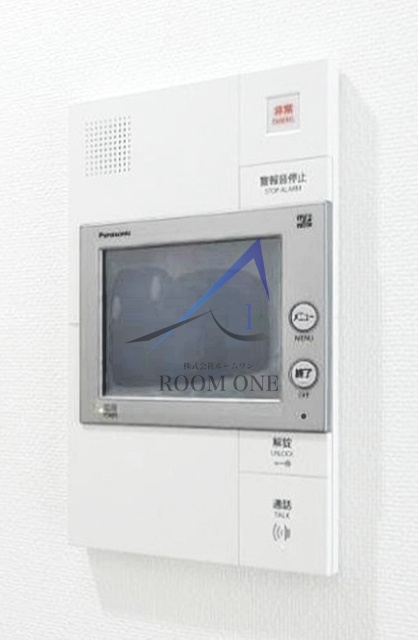 セキュリティ　モニター付きインターホンです。
