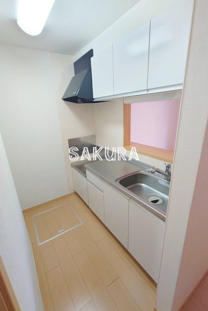 キッチン　周りを見渡しながら調理のできるカウンターキッチンです♪