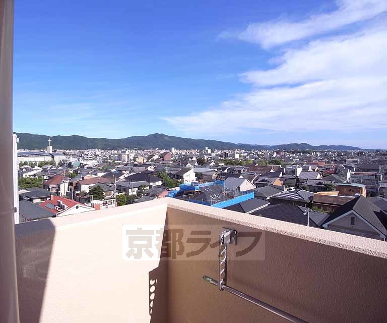 眺望　遠くの山々も綺麗に見えます。