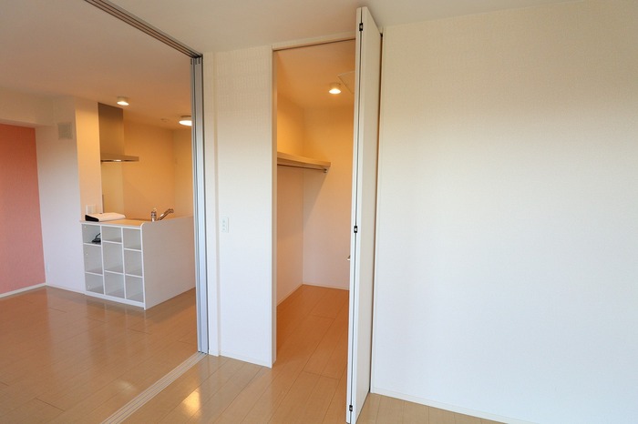 収納　ウォークインクローゼット