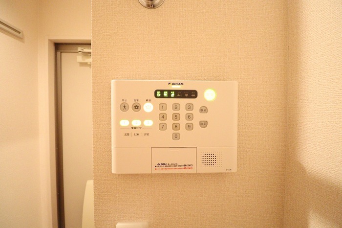 セキュリティ　ALSOKホームセキュリティ搭載