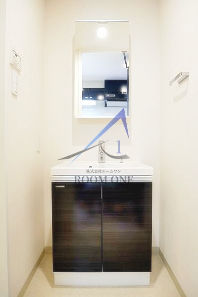 洗面設備　洗面台です。