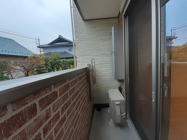 バルコニー　落ち着いた時間を過ごせるバルコニーです