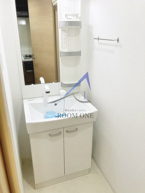 洗面設備　洗面台です。