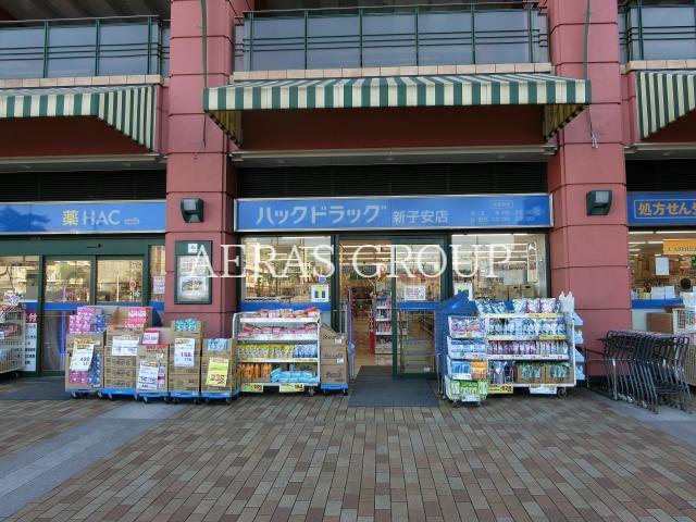ドラックストア　ハックドラッグ新子安店（ドラッグストア）まで600m