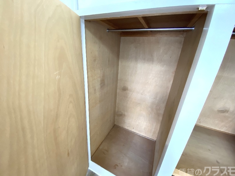 収納　収納もきちんと確保です。