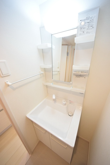 洗面設備　～顔を洗って元気に出発～