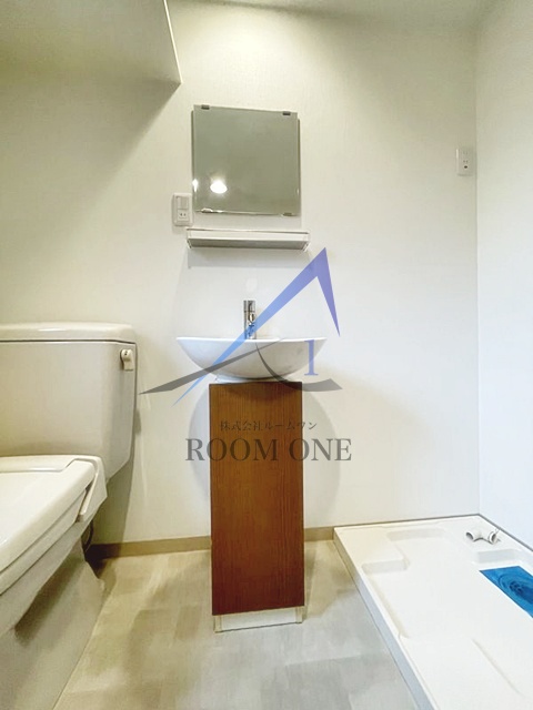 洗面設備　洗面台です。