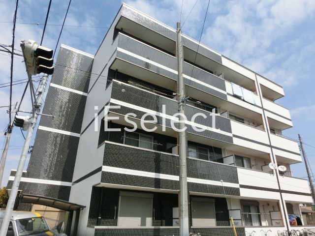 建物外観　外観タイル張りのマンションです