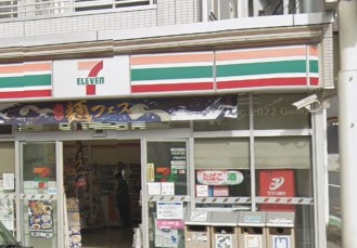 コンビニ　セブンイレブン 登戸店（コンビニ）まで443m