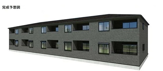 建物外観　完成パース