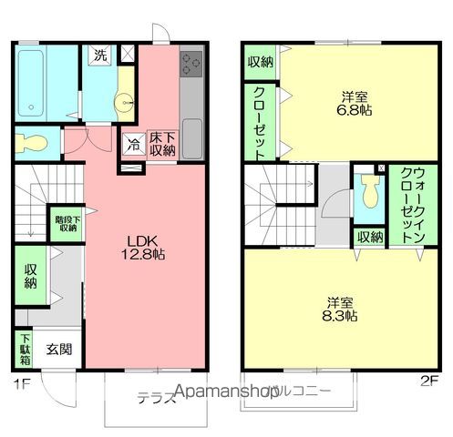 Maisonetteコウリョウ鎌倉山の間取り写真