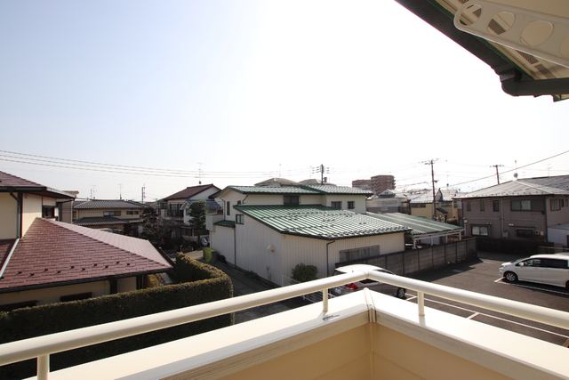 眺望　人気の２階角部屋♪眺望良好♪