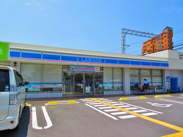 コンビニ　ローソン 貝塚海塚店（コンビニ）まで417m