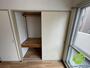 収納　寝室の収納です。部屋がすっきり片付きます。