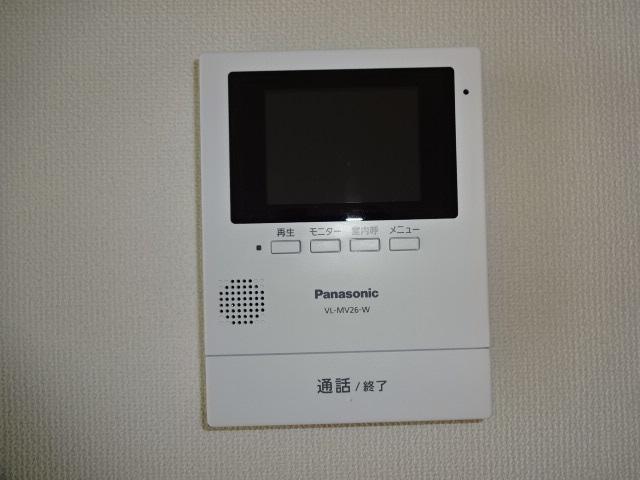 セキュリティ　モニター付きインターホンです
