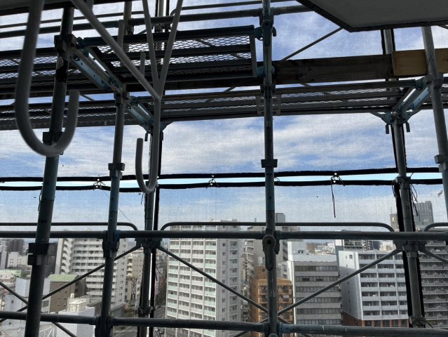 眺望　サンシャイン大須中駒ビル 工事中