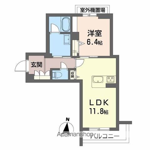 クオリスタ神宮参道の間取り写真