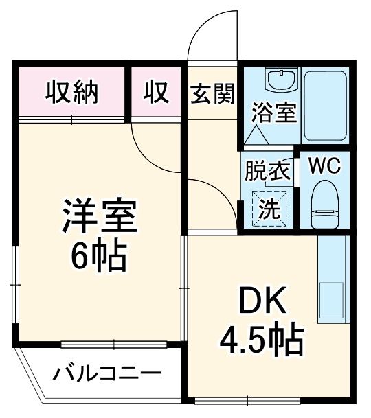 第2コーポヒグラシの間取り写真