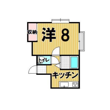 ホンマハイツII リ フ ォ ー ム 済 みの間取り写真