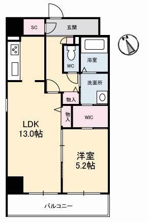 Urban Vista 中央町の間取り写真