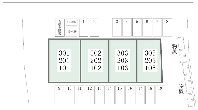 駐車場　配置図