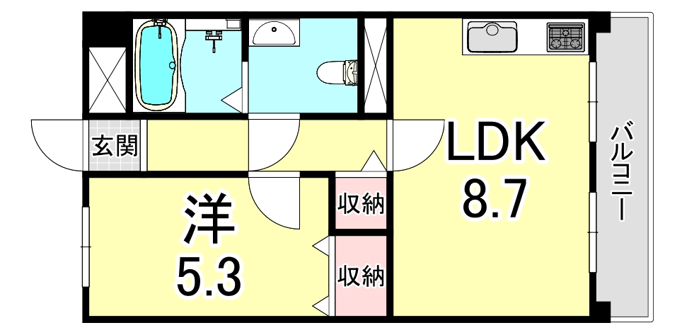 ソフィア朝霧の間取り写真