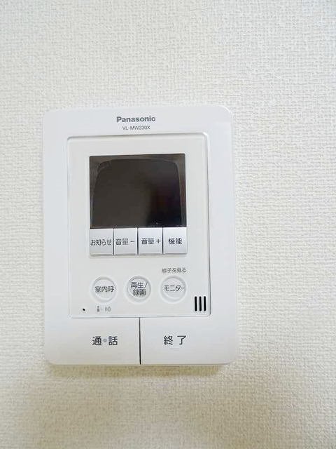 セキュリティ　来訪者の姿を確認できます。