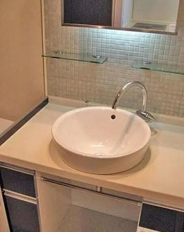 洗面設備　写真は同タイプ住居です