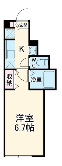 ＪＲ京浜東北線 与野駅 徒歩4分 3階建 築1年の間取り写真