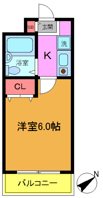 バーミリオン市川の間取り写真