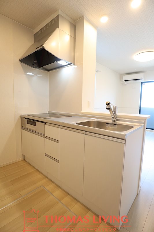 福津市 2階建 築3年のキッチン写真