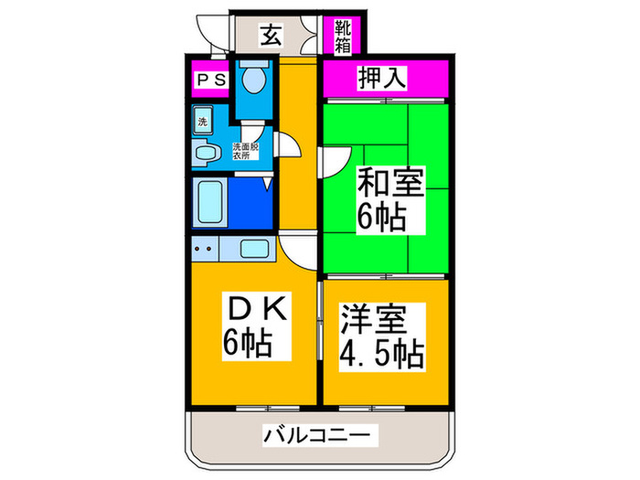 ラフィーネ深井清水の間取り写真