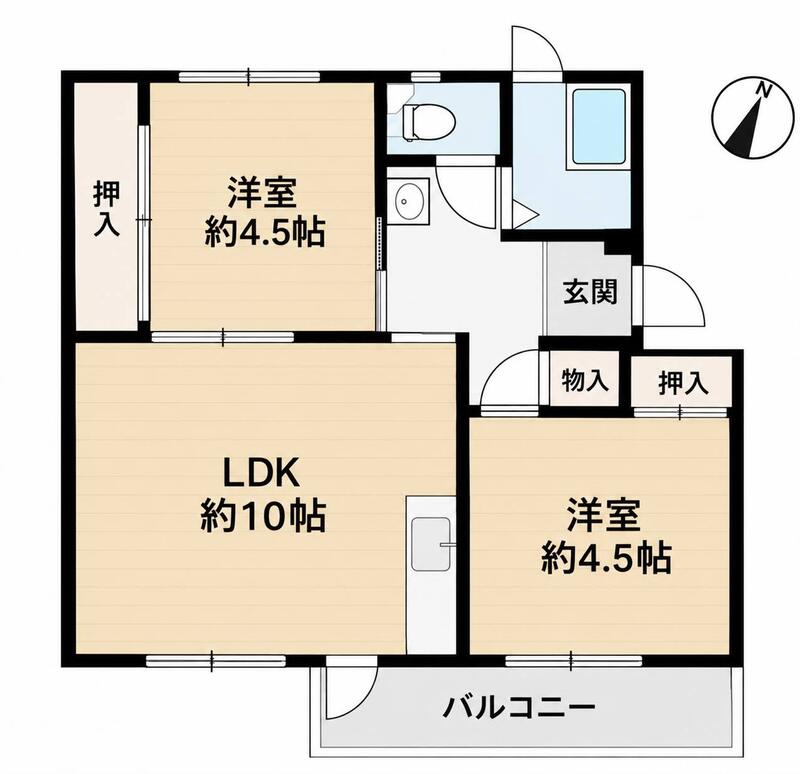 高尾台住宅の間取り写真