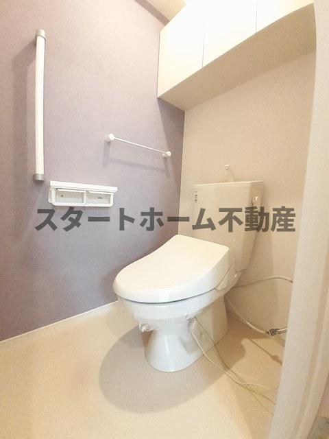 トイレ　ゆったりとした空間のトイレです