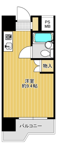 歯大前スカイマンションの間取り写真