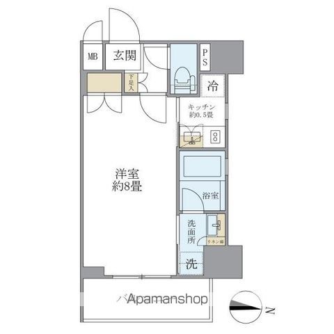 レクシード両国駅前の間取り写真