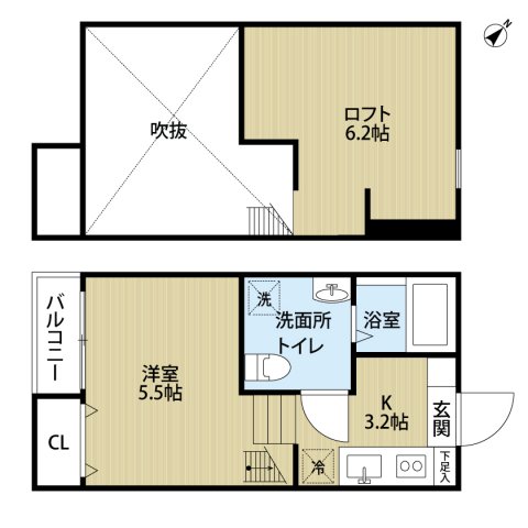 カーサ ヴィヴァーチェ 町田の間取り写真