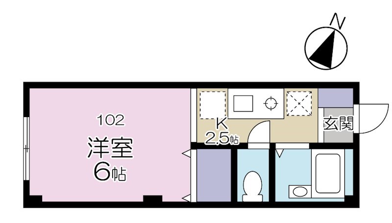 エスポアK&Aの間取り写真