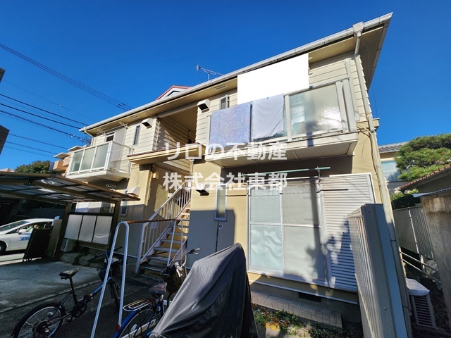 建物外観　全室角部屋仕様で快適なアパートです♪