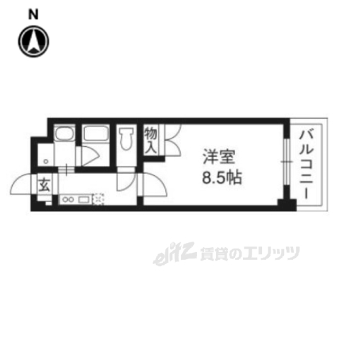 プレステージ参番館の間取り写真