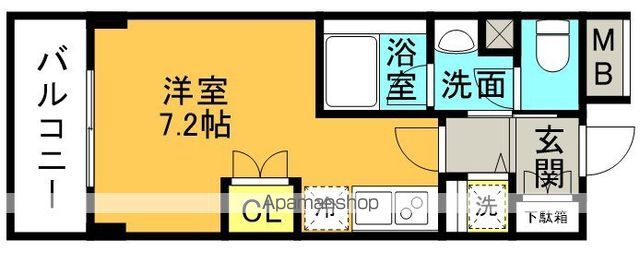 ＪＲ中央線 三鷹駅 徒歩9分 4階建 築5年の間取り写真