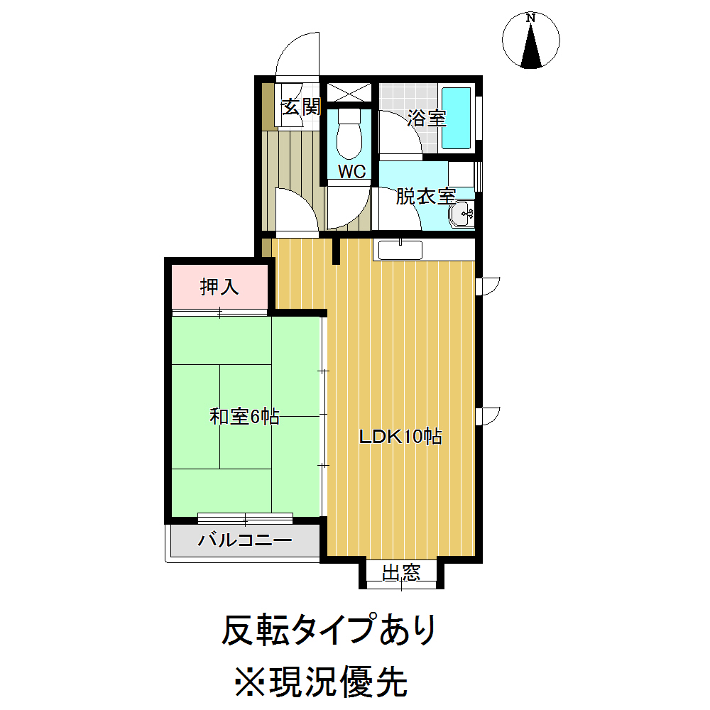 郡山西ハートフルタウンDの間取り