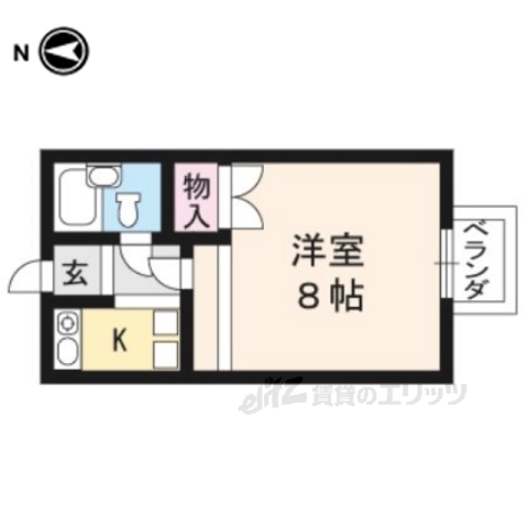 【ハイム山喜の間取り】