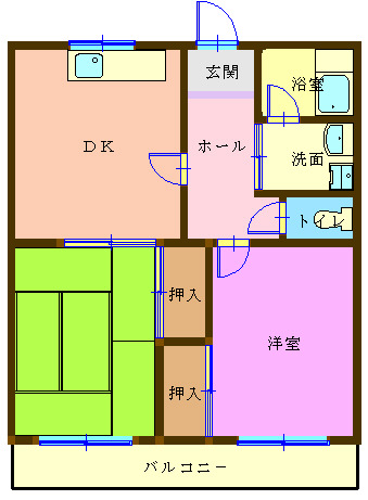 ミノヤトレゾールBの間取り